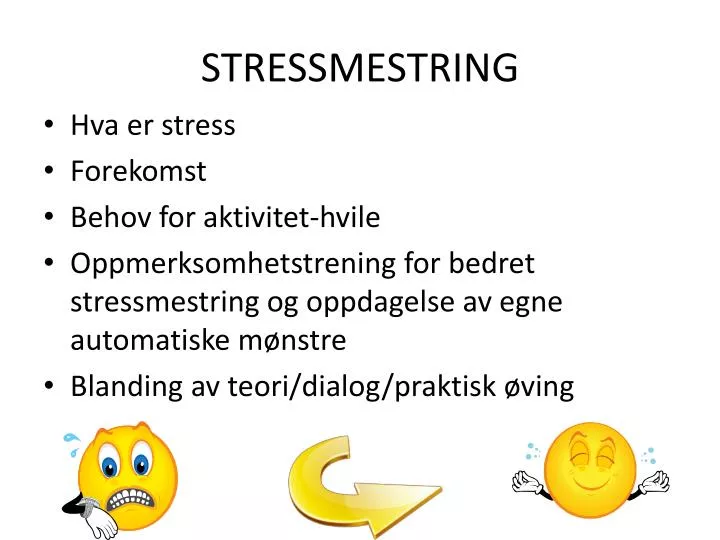 stressmestring