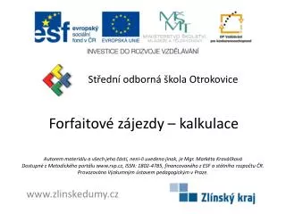forfaitov z jezdy kalkulace