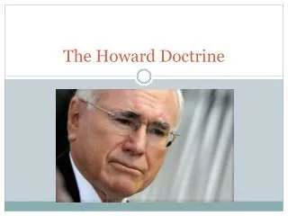 The Howard Doctrine