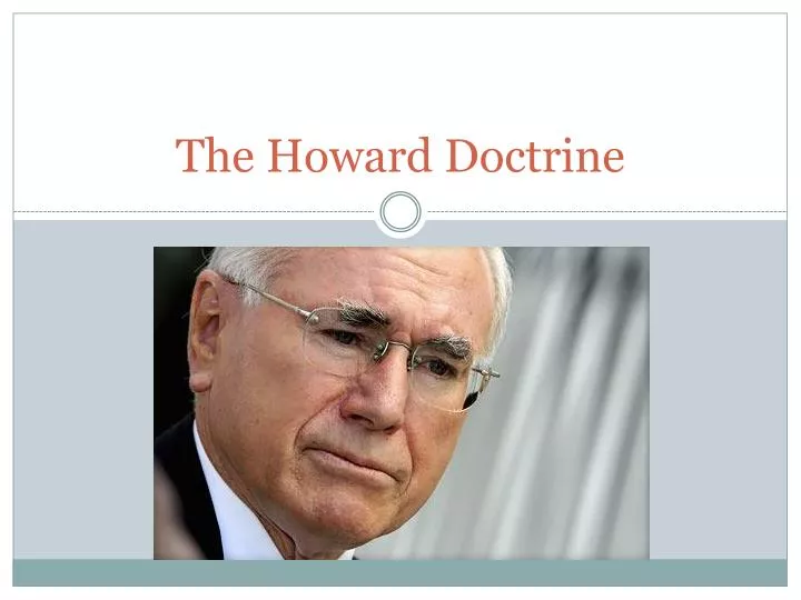 the howard doctrine