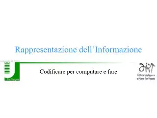 rappresentazione dell informazione