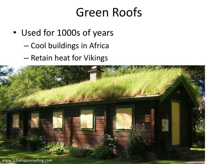 green roofs