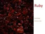 Introduction to Ruby: A Powerful Object-Oriented Programming Language - slide 1