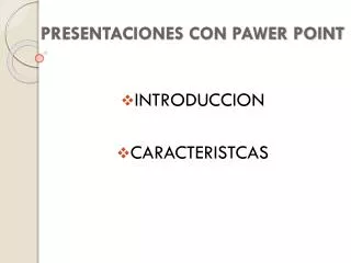presentaciones con pawer point