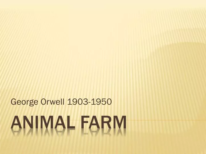 george orwell 1903 1950
