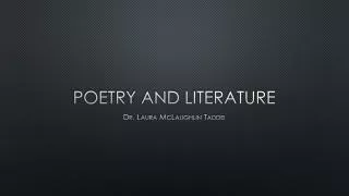 Poetry and Literature