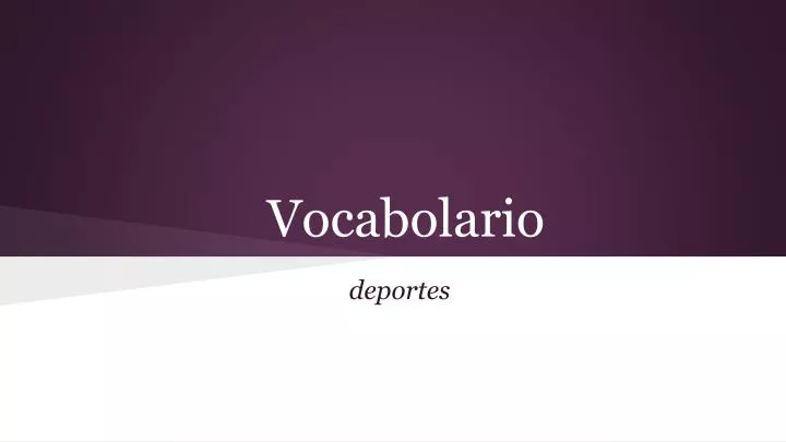 vocabolario