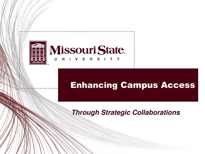 enhancing campus access