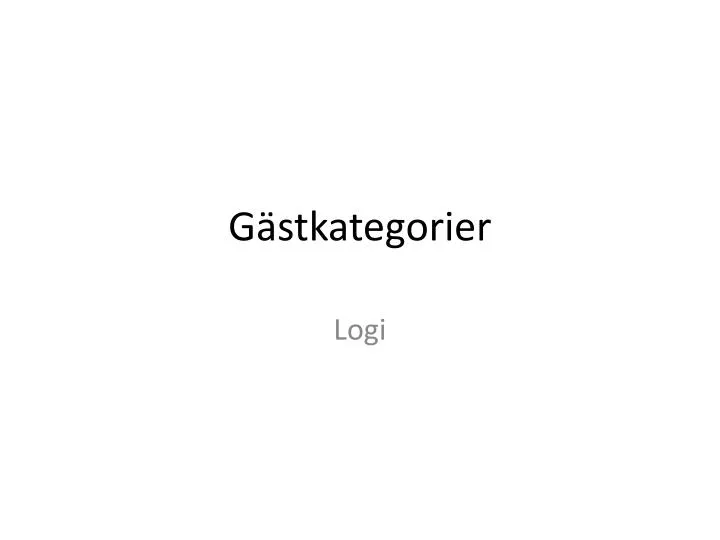 g stkategorier