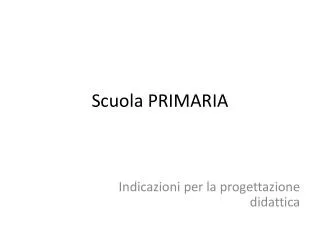 scuola primaria