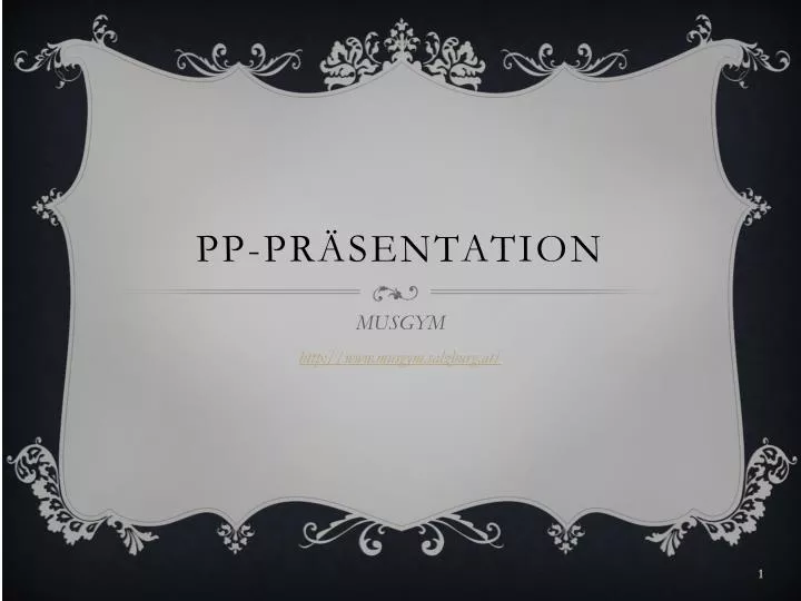 pp pr sentation