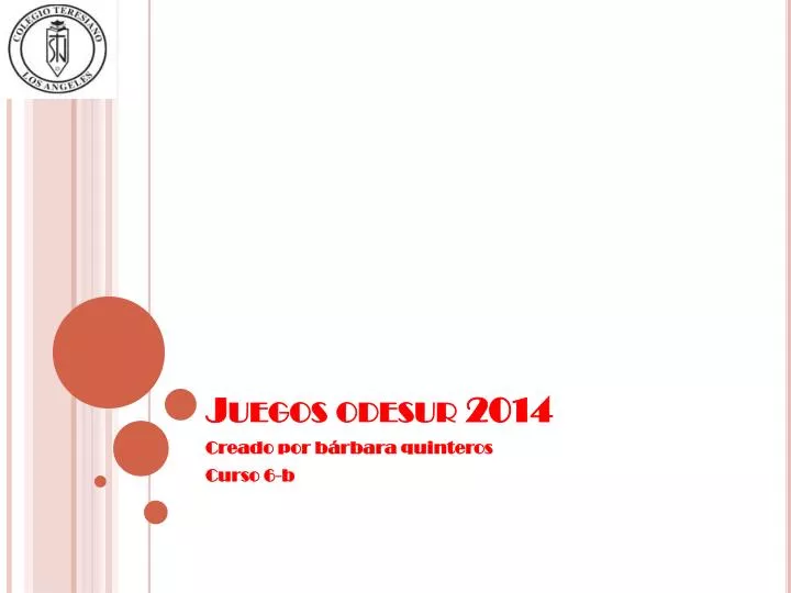 juegos odesur 2014