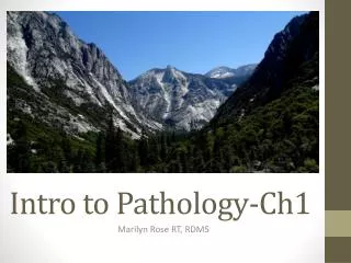 Intro to Pathology-Ch1