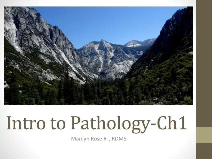 intro to pathology ch1