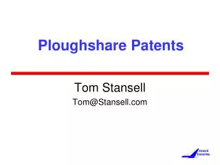 Ploughshare Patents
