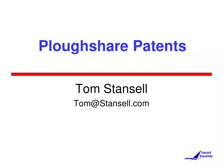 ploughshare patents