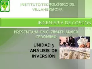 ingenier a de costos
