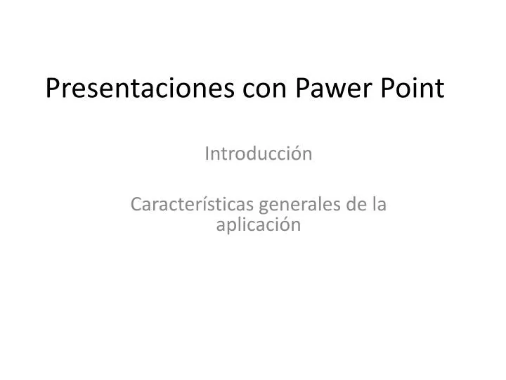 presentaciones con pawer point