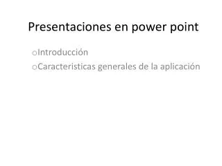 presentaciones en power point
