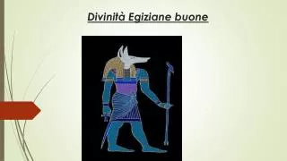 divinit egiziane buone