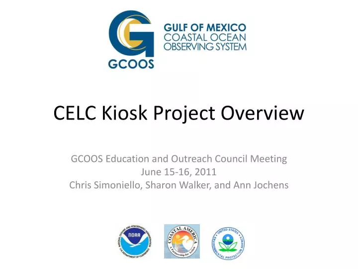 celc kiosk project overview