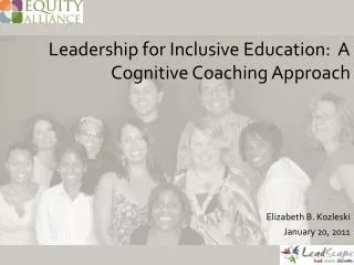 Leadership for Inclusive Education: A Cognitive Coaching Approach