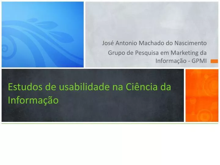 estudos de usabilidade na ci ncia da informa o