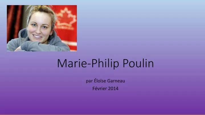 marie philip p oulin