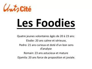 Les Foodies