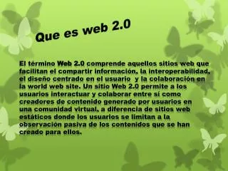 que es web 2 0