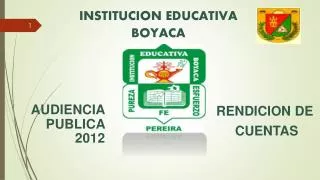 INSTITUCION EDUCATIVA BOYACA
