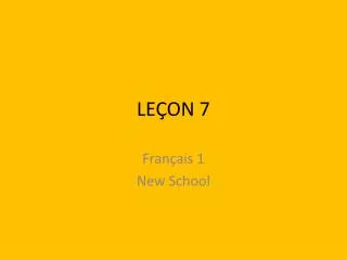 le on 7