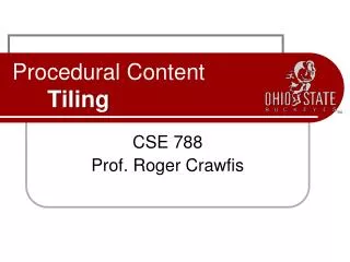 Procedural Content Tiling