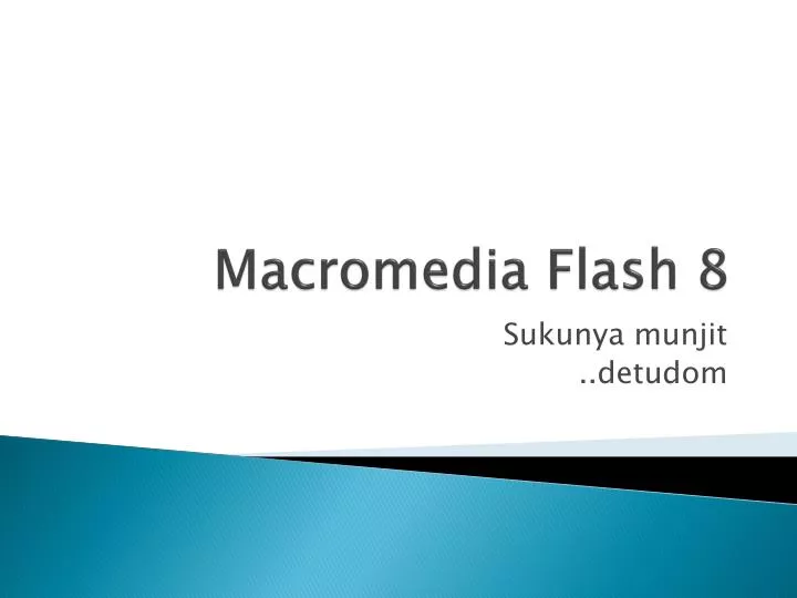 macromedia flash 8