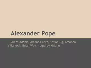 Alexander Pope