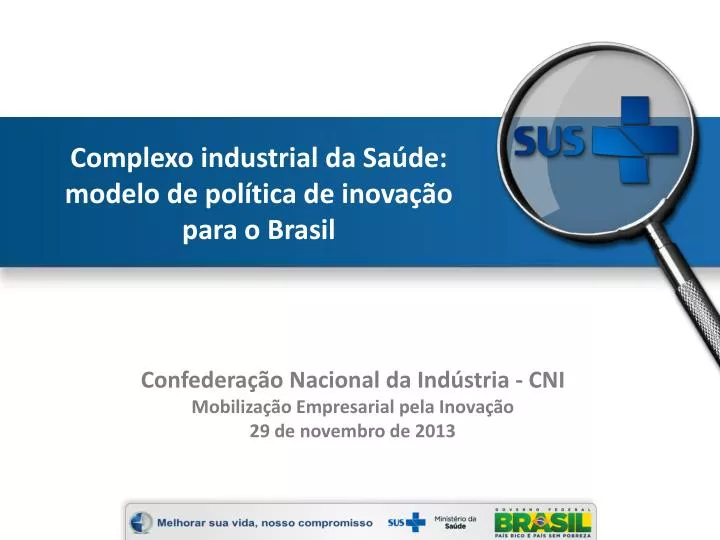 complexo industrial da sa de modelo de pol tica de inova o para o brasil
