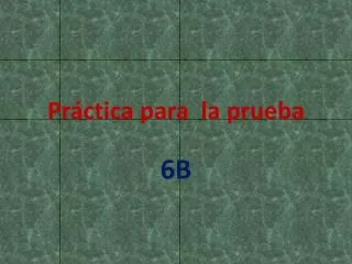 pr ctica para la prueba