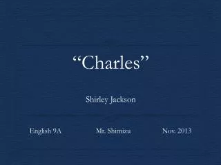 “Charles”