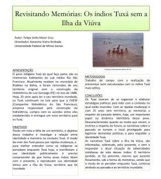 revisitando mem rias os ndios tux sem a ilha da vi va