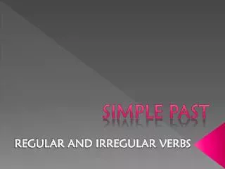 simple past