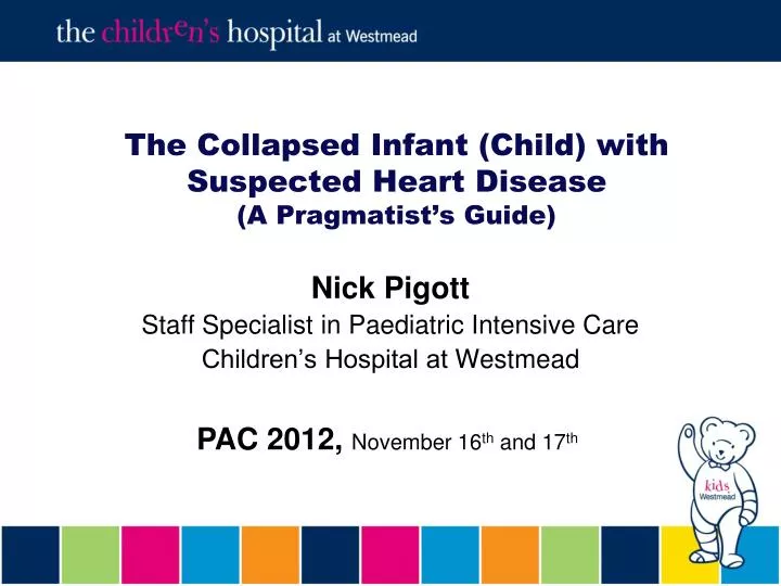 the collapsed infant child with suspected heart disease a pragmatist s guide