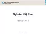 Nyheter i NjuRen - slide 1