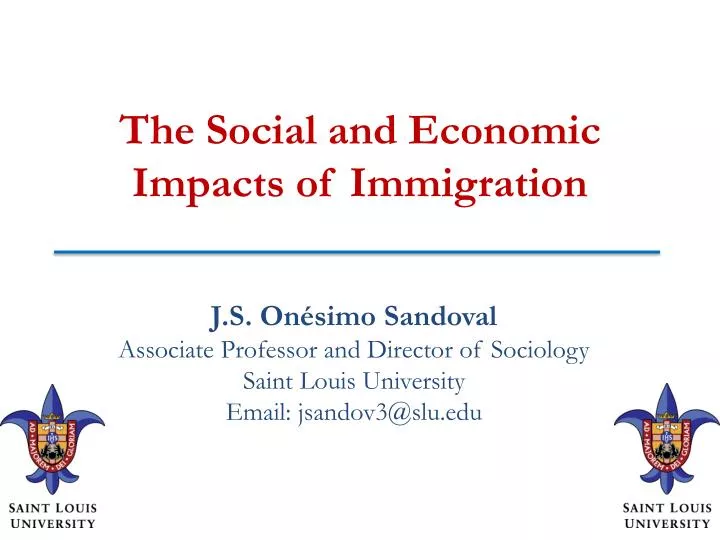 the social and economic impacts of immigration