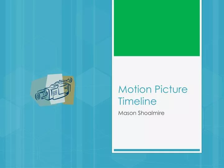 motion p icture timeline