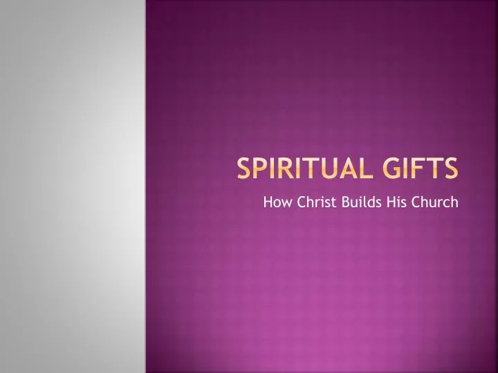 spiritual gifts