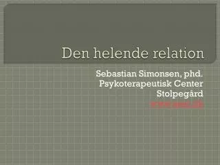 den helende relation