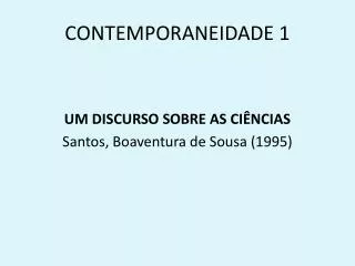 contemporaneidade 1