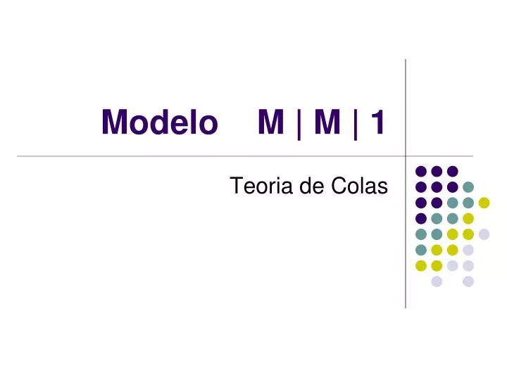 modelo m m 1