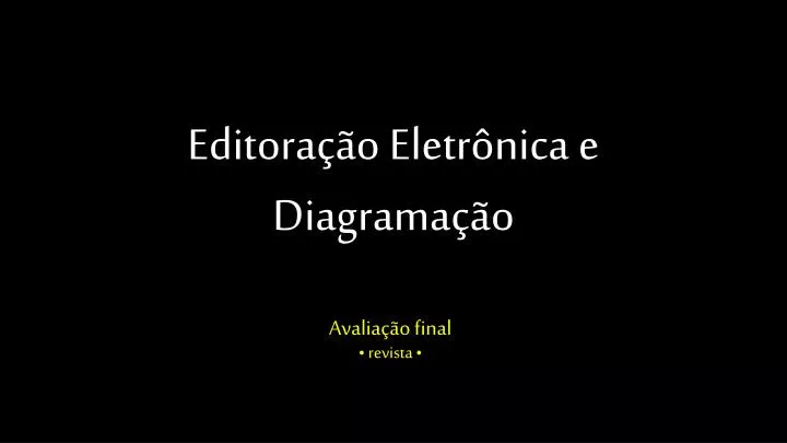 editora o eletr nica e diagrama o