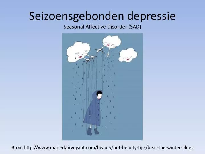seizoensgebonden depressie seasonal affective disorder sad